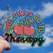 Load image into Gallery viewer, Hot Girls Go to Therapy Sticker