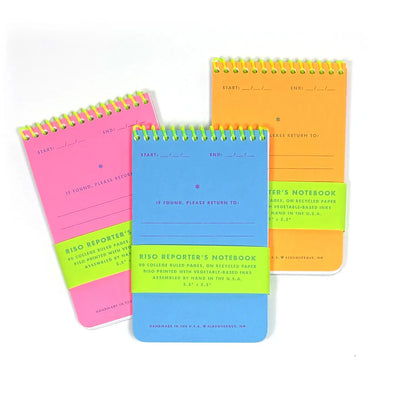 Risograph Reporter's Notebook