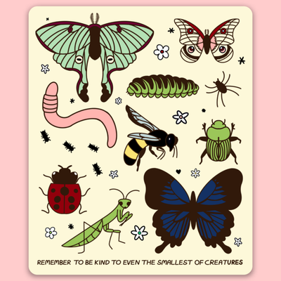 Smallest Creatures Sticker