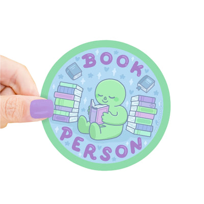 Book Person Sticker