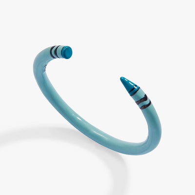 Alex and Ani - Crayola Robin's Egg Blue Crayon Cuff: Blue Enamel
