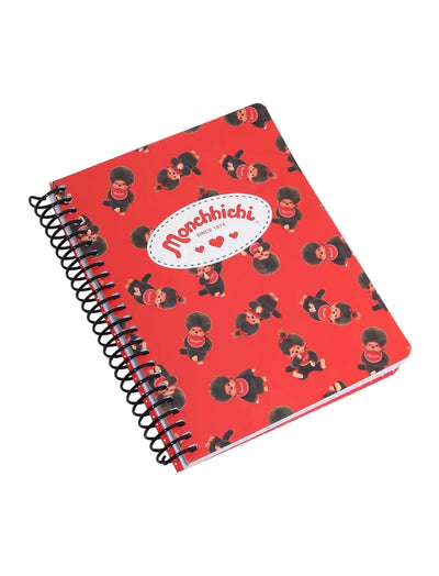Monchhichi Red Spiral Notebook