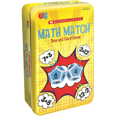 Math Match Dice and Card Game