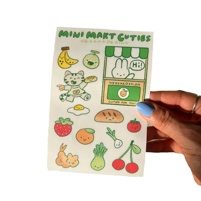 Mini Market Cuties Sticker Sheet