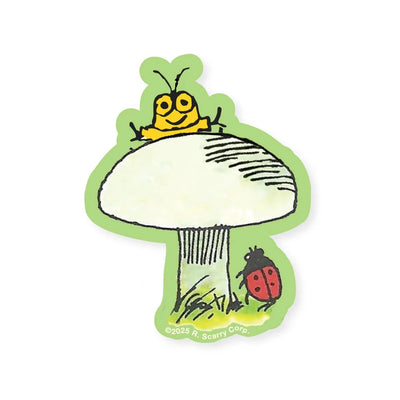 Goldbug Mushroom Sticker