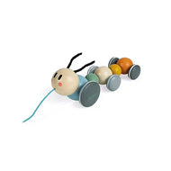 Wooden Pull Along Caterpillar