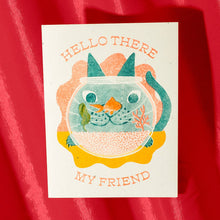 Load image into Gallery viewer, Hello There My Friend Cat - Card