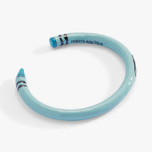 Load image into Gallery viewer, Alex and Ani - Crayola Robin's Egg Blue Crayon Cuff: Blue Enamel