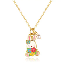 Load image into Gallery viewer, Bunny Sweet Petite Necklace &amp; Studs Gift Set