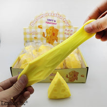Load image into Gallery viewer, Cheese Wedge Squishy Toy