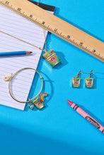 Load image into Gallery viewer, Alex and Ani - Crayola 'To Teach Is To Color A Life Forever' Crayon Box Locket: Gold