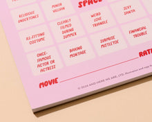 Load image into Gallery viewer, Cheesy Holiday Movie Bingo Game