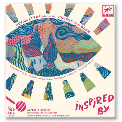 Inspired by - Van Gogh Scratch Cards