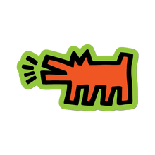 Load image into Gallery viewer, Keith Haring Barking Pop Shop Dog Die-Cut Sticker