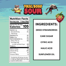 Load image into Gallery viewer, Level 2 Strawberries Dried Fruit Sour Snack