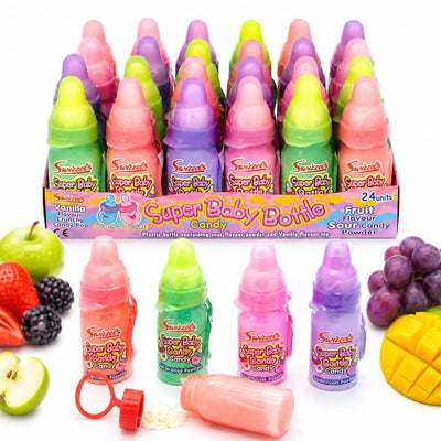 Swizzels Super Baby Bottle Sour Candy Lollipop