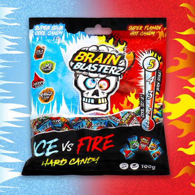 Brain Blasterz Ice Vs Fire Sour Cool Candy