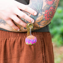 Load image into Gallery viewer, Mini Crochet Hacky Bag Keychain