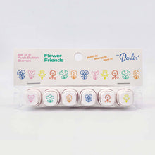 Load image into Gallery viewer, Flower Friends Push Button Stamps