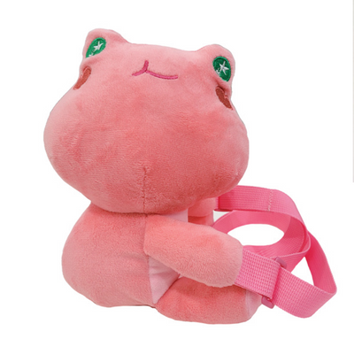 Plush Happy Frog Crossbody Bag