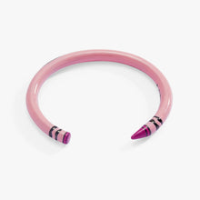 Load image into Gallery viewer, Alex and Ani - Crayola Tickle Me Pink Crayon Cuff: Pink Enamel