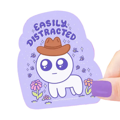 Easily Distracted Sticker