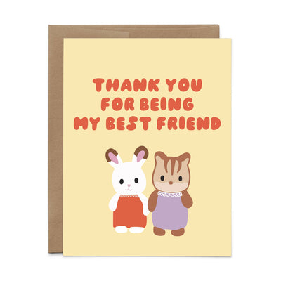 Thank You Best Friend Card | Friendship | Thank You