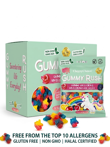 Gummy Rush Turkish Mini Unicorn Gummy Candy