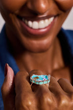 Load image into Gallery viewer, Alex and Ani - Polly Pocket™ Limited Edition Pool Party Ring: Silver