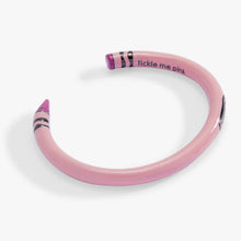 Load image into Gallery viewer, Alex and Ani - Crayola Tickle Me Pink Crayon Cuff: Pink Enamel