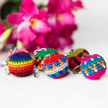 Load image into Gallery viewer, Mini Crochet Hacky Bag Keychain