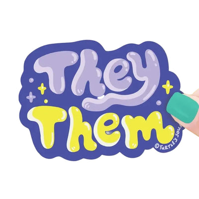 They Them Pronouns Sticker