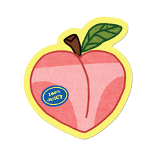 Load image into Gallery viewer, 100% Juicy Peach Die-Cut Sticker
