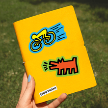 Load image into Gallery viewer, Keith Haring Barking Pop Shop Dog Die-Cut Sticker