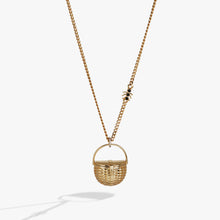 Load image into Gallery viewer, Alex and Ani - Picnic Basket Locket Pendant: Gold