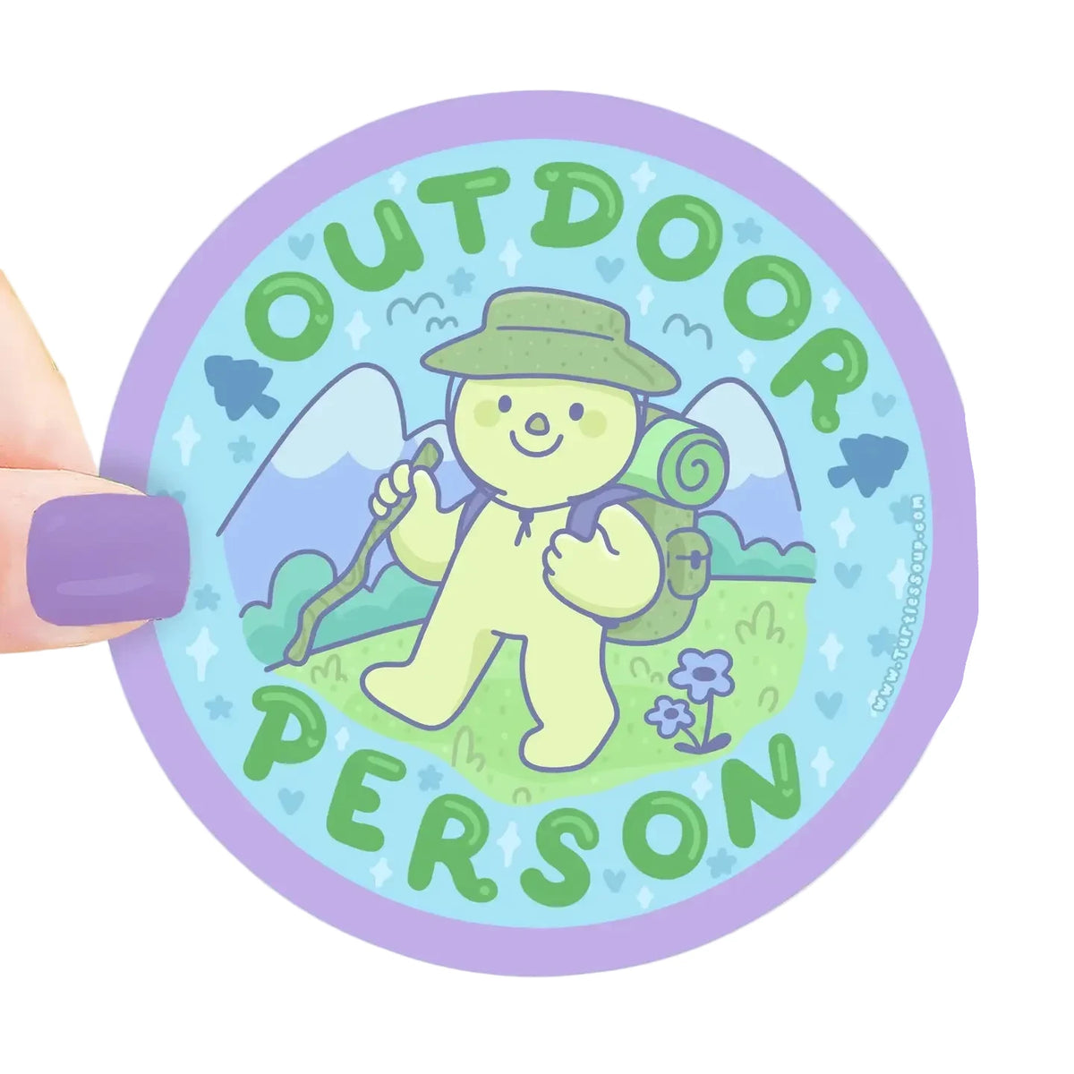 Outdoor Person Sticker - TREEHOUSE kid and craft