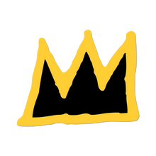 Load image into Gallery viewer, Basquiat Crown by Die-Cut Sticker
