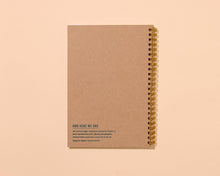 Load image into Gallery viewer, Mallard Ducks Letterpress Spiral Notebook