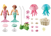 Load image into Gallery viewer, Mermaid Children with Jellyfish