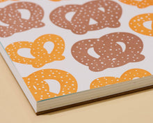 Load image into Gallery viewer, Soft Pretzel Letterpress Doodlebook
