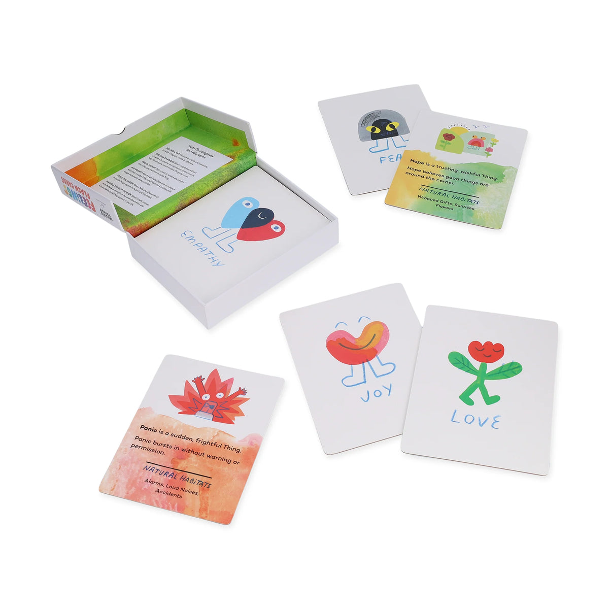 Invisible Things Feelings Flash Cards - TREEHOUSE kid and craft