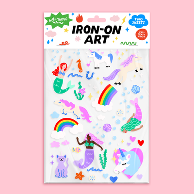 Hot Dang Press - Unicorns & Mermaids Sheet Set