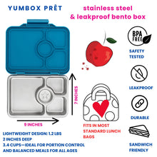 Load image into Gallery viewer, Yumbox Prêt –Stainless Steel Leakproof Bento Lunch Box