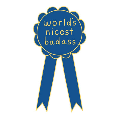 World's Nicest Badass Sticker