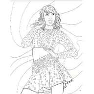 Taylor Swift Coloring & Activity Book