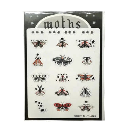 Moth Sticker Sheet