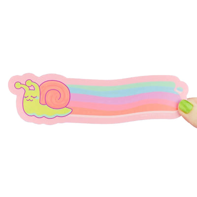 Rainbow Snail Vinyl Sticker