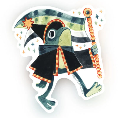 Aromantic Flag Frog Sticker