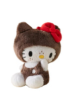 Load image into Gallery viewer, Sanrio Hello Kitty X Monchhichi Plushie Keychain