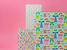 Load image into Gallery viewer, Bows Before Bros Wrapping Paper - Rolled Set of 3 Sheets